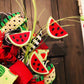 Watermelon Wreath, Summer Wreath , Watermelon Front Door Decor, Sweet Summertime Wreath, Watermelon Welcome Wreath, Welcome Wreath