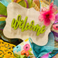 Welcome Wreath, Spring Wreath, Butterfly Wreath, Everyday Wreath, Spring Door Decor, Welcome Front Door Hanger