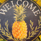 Pineapple Wreath, Welcome Wreath , Everyday Wreath, Pineapple Front Door Decor, Font Door Hanger