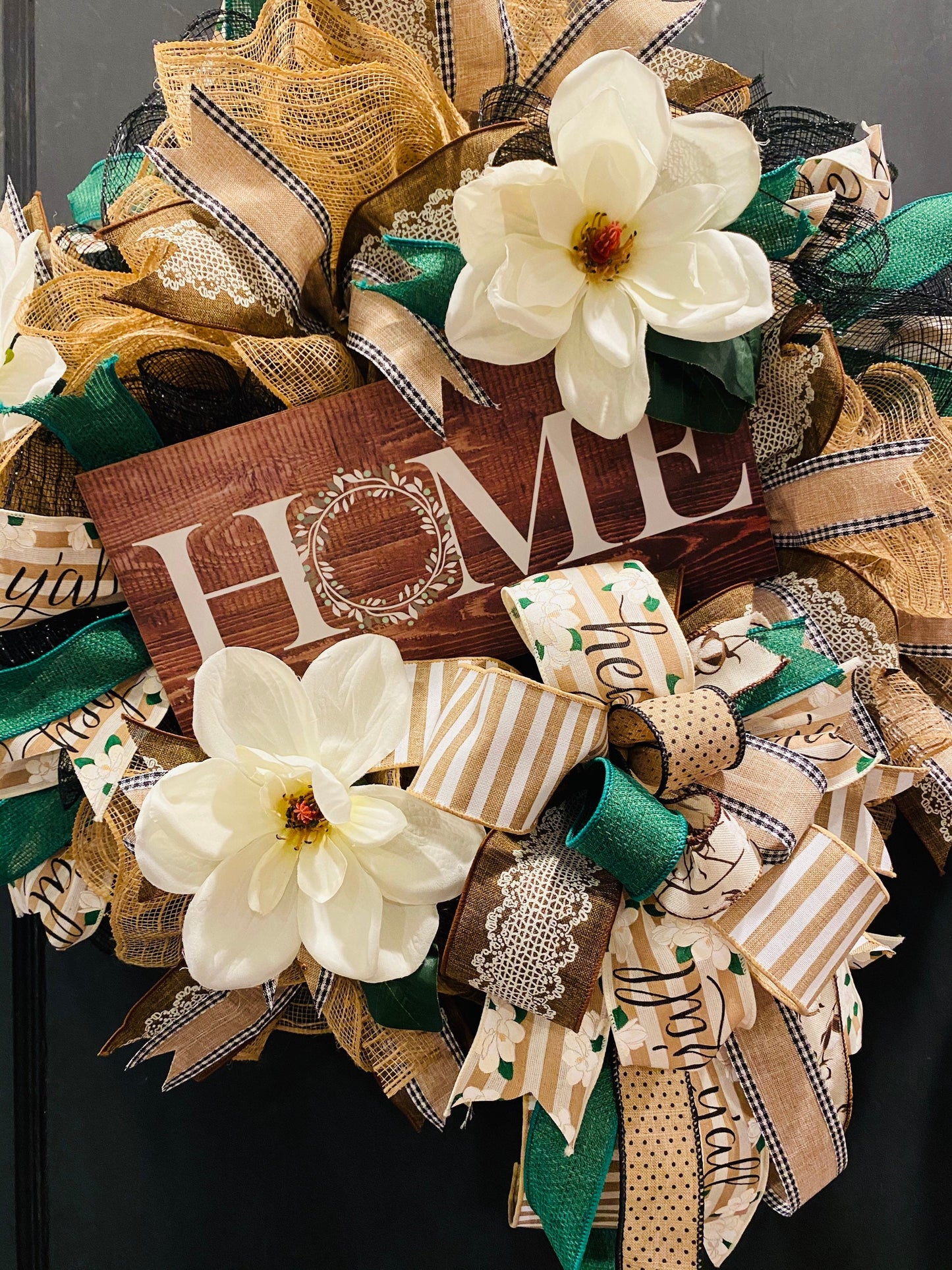 Home Wreath, Facebook Live Wreath, Everyday Wreath, Southern Decor, Magnolia Wreath, Wreath Kit, Welcome Wreath, Magnolia Wreath Kit