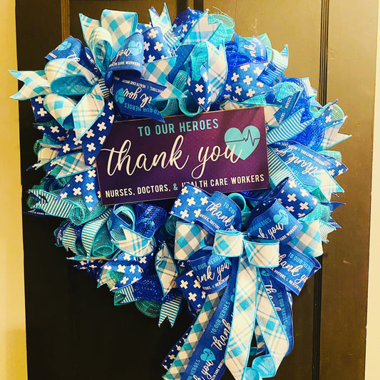 Thank You Healthcare Workers Wreath