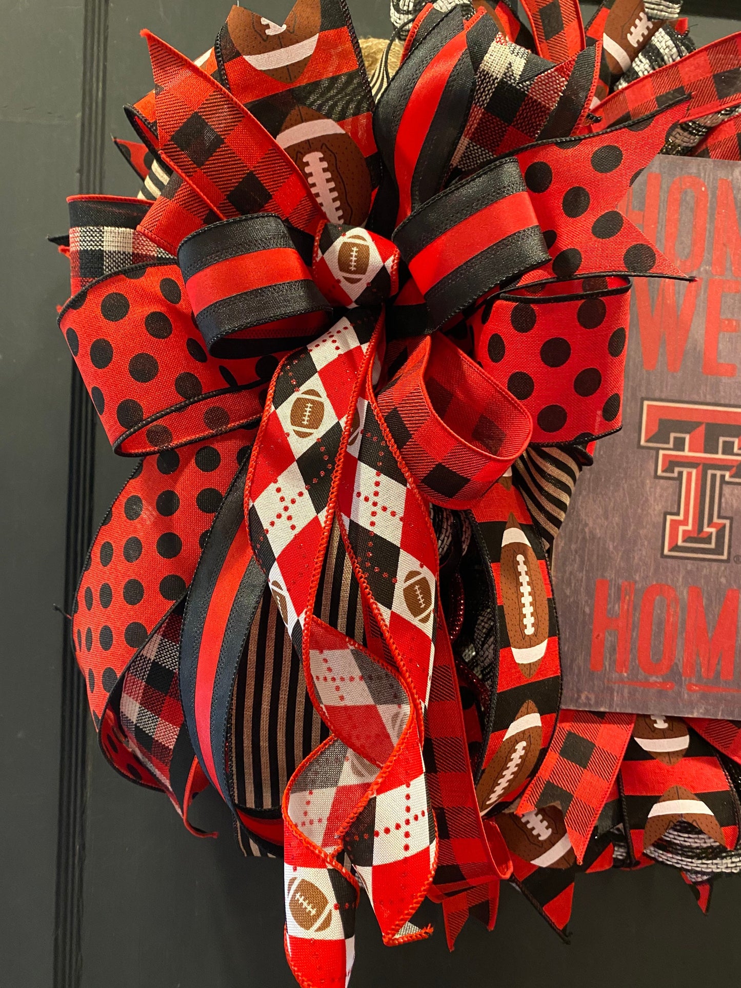 Texas Football Wreath