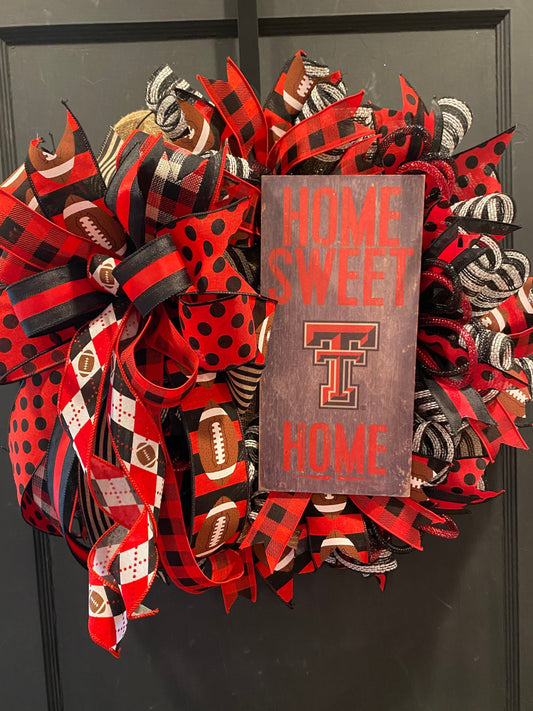 Texas Football Wreath