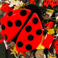 Ladybug Welcome Deco MeshWreath