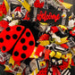 Ladybug Welcome Deco MeshWreath