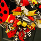 Ladybug Welcome Deco MeshWreath