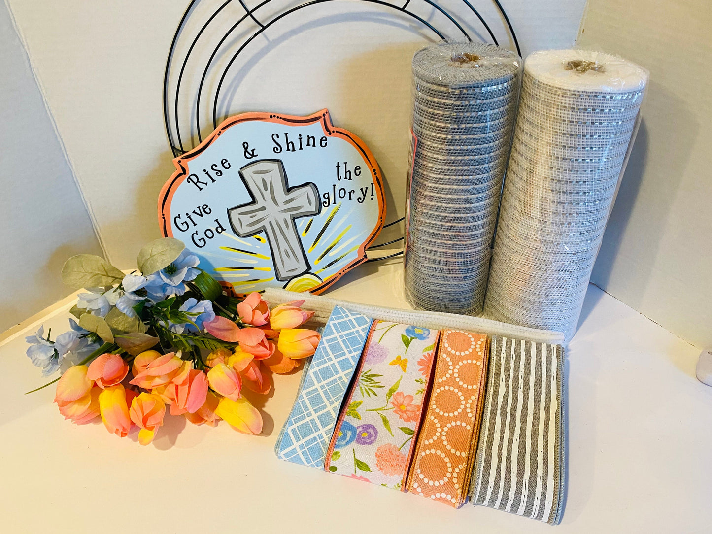 Rise & Shine Spring Spiritual Easter DIY Wreath Kit