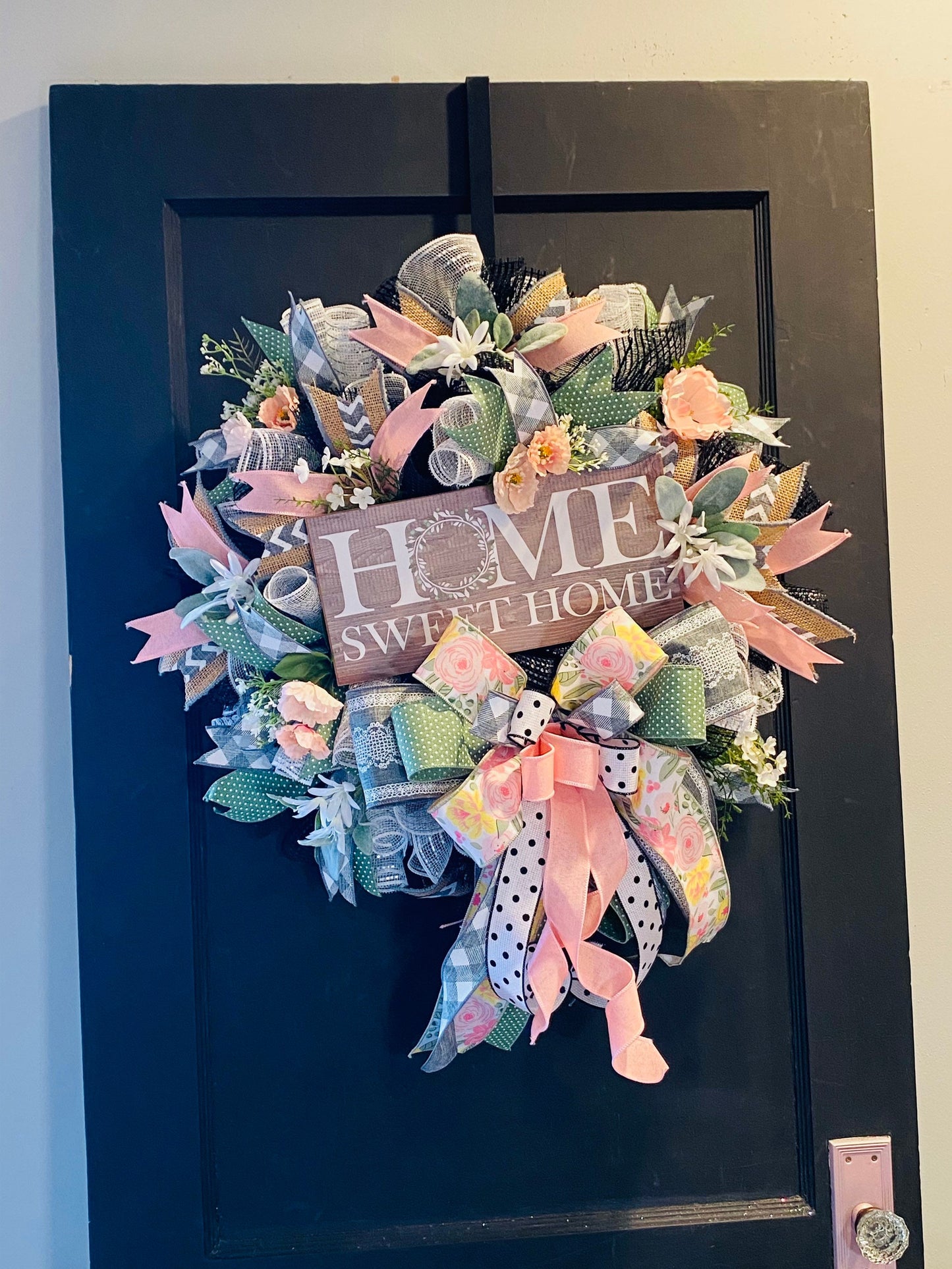 Home Sweet Home Everyday Welcome Wreath, Southern Decor, Wreath Kit