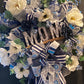 Mother’s Day Floral Wreath or Welcome Everyday Spring Summer Wreath