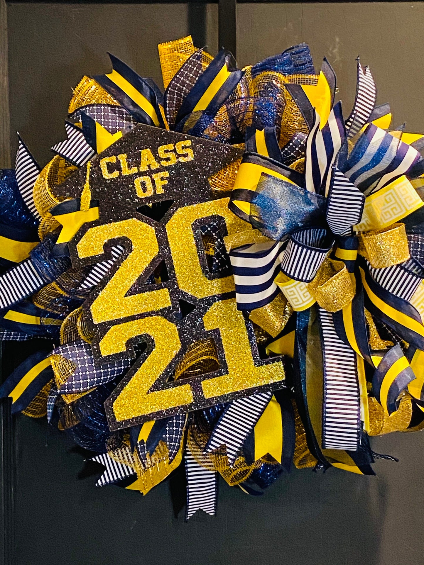 Graduation Wreath, Class of 2021 Decorations, Senior Gifts, Graduation Decor, Senior Wreath, Graduation Gifts