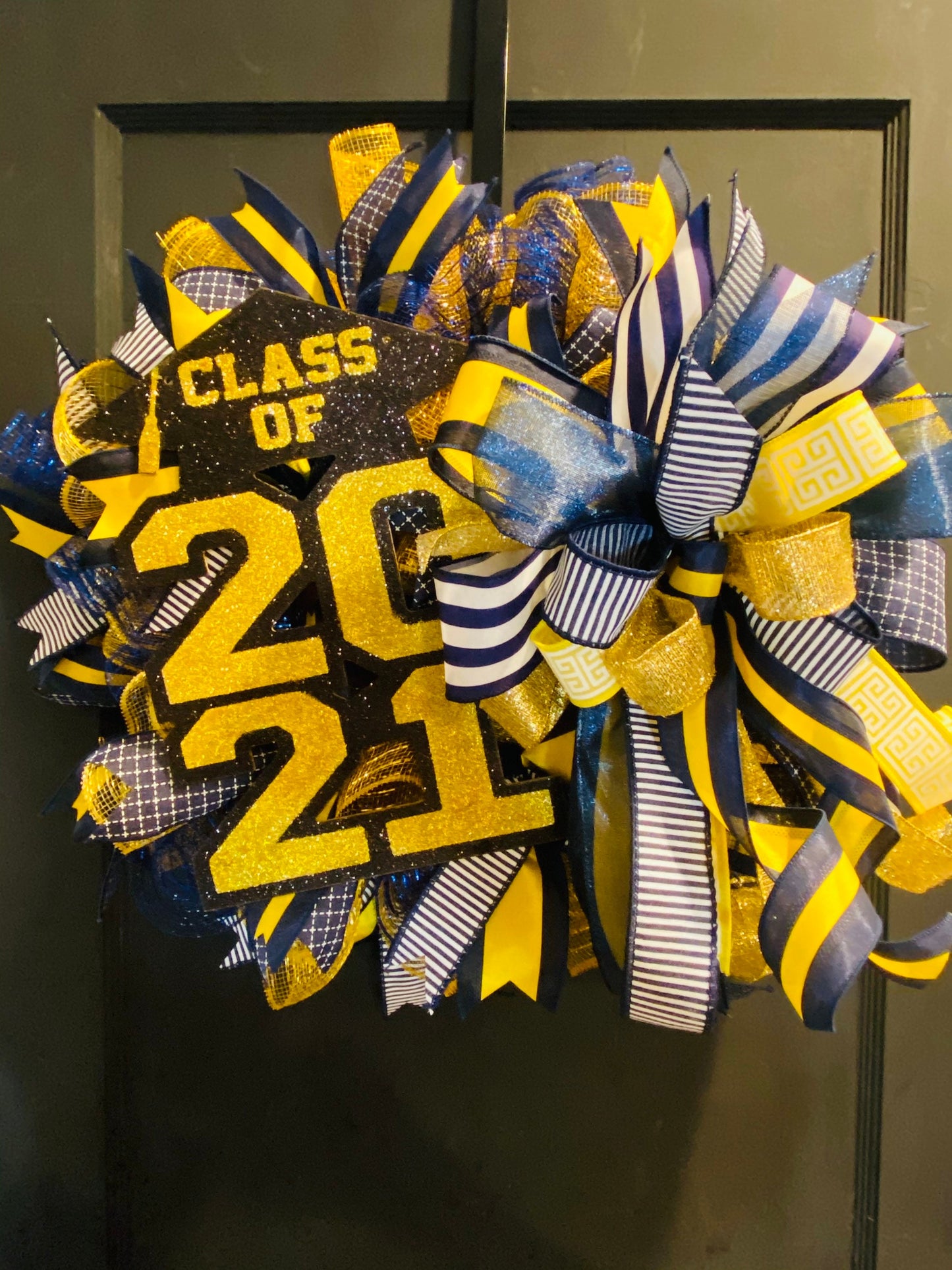 Graduation Wreath, Class of 2021 Decorations, Senior Gifts, Graduation Decor, Senior Wreath, Graduation Gifts