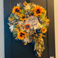 Bless Our Home Wreath, Facebook Live Wreath, Everyday Wreath, Sunflower Wreath, Fall Wreath, Wreath Kit, Welcome Wreath, Fall Wreath Kit