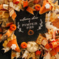 Autumn Skies & Pumpkin Pies Wreath,Pumpkin Spice Fall Wreath, Everyday Wreath, Pumpkin Wreath, Fall Wreath, Welcome Wreath, Fall Decorations